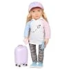 Our Generation Ari with Rolling Luggage & Accessories 18" Travel Doll