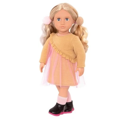 Our Generation 18" Hair Play Doll with Clip-in Hair Accessories - Bianca 4 Our Generation 18" Hair Play Doll with Clip-in Hair Accessories - Bianca - Image 2