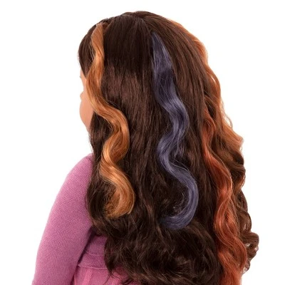 Our Generation 18" Hair Play Doll with Clip-in Hair Accessories - Bridget 4 Our Generation 18" Hair Play Doll with Clip-in Hair Accessories - Bridget - Image 2