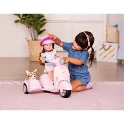 Our Generation Ride Along Scooter Vehicle Accessory Set for 18" Dolls