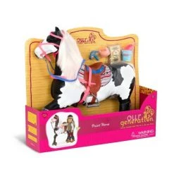 Our Generation Black & White Paint Horse with Saddle Accessory Set for 18" Dolls -Our Generation Sales Shop unnamed file 269