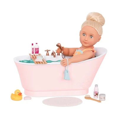 Our Generation Bath & Bubbles Bathtub Accessory Set for 18" Dolls 4 Our Generation Bath & Bubbles Bathtub Accessory Set for 18" Dolls - Image 2