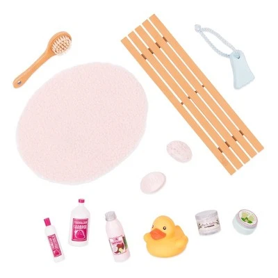Our Generation Bath & Bubbles Bathtub Accessory Set for 18" Dolls 5 Our Generation Bath & Bubbles Bathtub Accessory Set for 18" Dolls - Image 3
