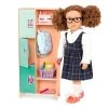 Our Generation Classroom Cool School Locker Accessory Set for 18" Dolls
