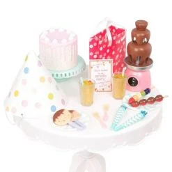 Our Generation Party Time Birthday Sweets Table Accessory Set for 18" Dolls -Our Generation Sales Shop unnamed file 333