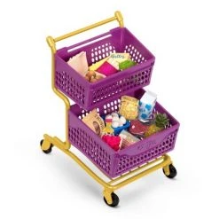 Our Generation At the Market Shopping Cart Purple & Yellow Accessory Set for 18" Dolls -Our Generation Sales Shop unnamed file 346
