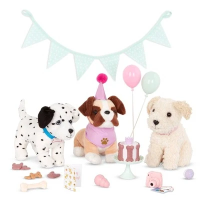 Our Generation Party Pups Pet Birthday Accessory Set for 18" Dolls 4 Our Generation Party Pups Pet Birthday Accessory Set for 18" Dolls - Image 2