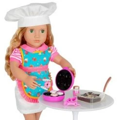 Our Generation Baker's Kitchen Pop-Up Toaster & Whistling Tea Kettle Accessory Set for 18" Dolls