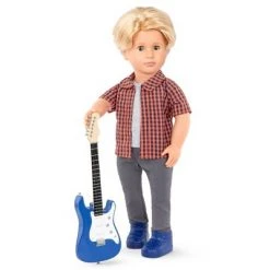 Our Generation 18" Boy Doll Outfit with Electric Guitar - Plaid to Rock -Our Generation Sales Shop unnamed file 534