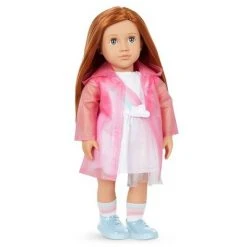 Our Generation Rainbow Sky Dress & Raincoat Outfit for 18" Dolls