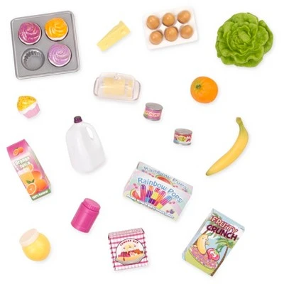 Our Generation Kitchen Accessory with Play Food for 18" Dolls - Gourmet Kitchen Playset - Lilac 6 Our Generation Kitchen Accessory with Play Food for 18" Dolls - Gourmet Kitchen Playset - Lilac - Image 4