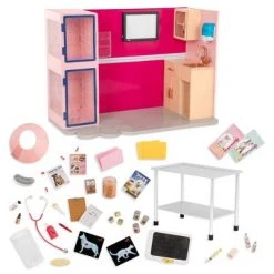 Our Generation Healthy Paws Vet Clinic Playset in Pink with Electronics for 18" Dolls -Our Generation Sales Shop unnamed file 710