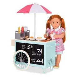 Our Generation Hot Dog Cart Accessory with Play Food for 18" Dolls - Retro Collection 14 Our Generation Hot Dog Cart Accessory with Play Food for 18" Dolls - Retro Collection -Our Generation Sales Shop unnamed file 724