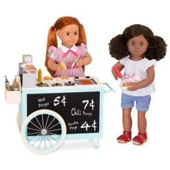 Our Generation Hot Dog Cart Accessory with Play Food for 18" Dolls - Retro Collection 16 Our Generation Hot Dog Cart Accessory with Play Food for 18" Dolls - Retro Collection -Our Generation Sales Shop unnamed file 726