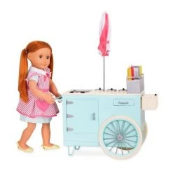 Our Generation Hot Dog Cart Accessory with Play Food for 18" Dolls - Retro Collection 18 Our Generation Hot Dog Cart Accessory with Play Food for 18" Dolls - Retro Collection -Our Generation Sales Shop unnamed file 728
