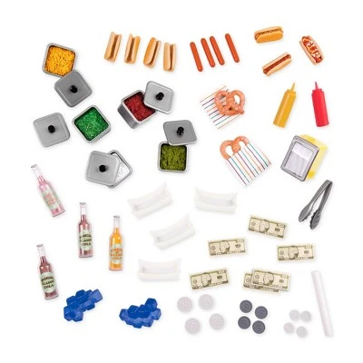 Our Generation Hot Dog Cart Accessory with Play Food for 18" Dolls - Retro Collection 10 Our Generation Hot Dog Cart Accessory with Play Food for 18" Dolls - Retro Collection - Image 8