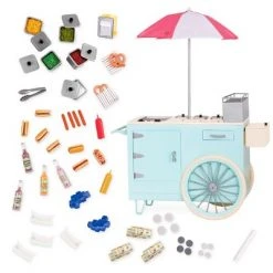 Our Generation Hot Dog Cart Accessory with Play Food for 18" Dolls - Retro Collection 20 Our Generation Hot Dog Cart Accessory with Play Food for 18" Dolls - Retro Collection -Our Generation Sales Shop unnamed file 730