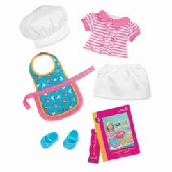 Our Generation 18" Posable Cooking Doll Jenny with Gourmet Kitchen Playset & Storybook (Red) 10 Our Generation 18" Posable Cooking Doll Jenny with Gourmet Kitchen Playset & Storybook (Red) -Our Generation Sales Shop unnamed file 800