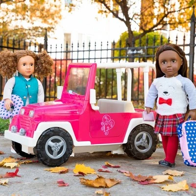Our Generation My Way and Highways 4x4 Doll Vehicle - Pink and White 3 Our Generation My Way and Highways 4x4 Doll Vehicle - Pink and White